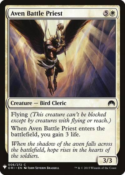 Aven Battle Priest PLST-ORI-6 The List Magic card