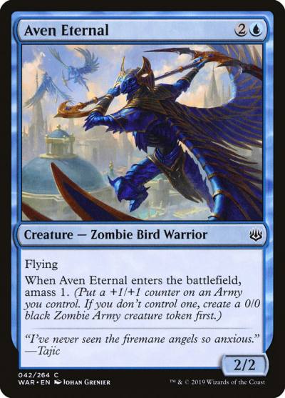 Aven Eternal 42 War of the Spark Magic card