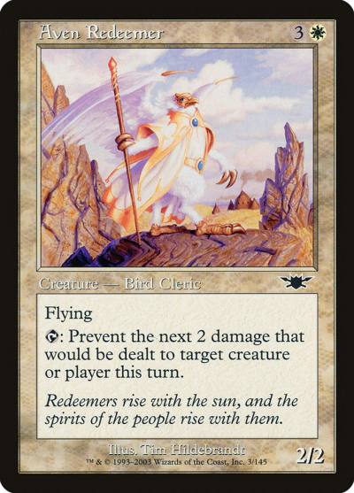Aven Redeemer LGN-3 Legions Magic card