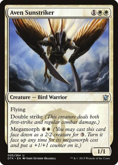 Aven Sunstriker 5 Dragons of Tarkir Magic card