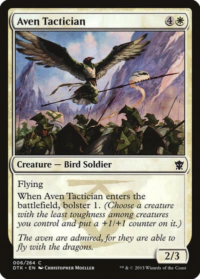 Aven Tactician 6 Dragons of Tarkir Magic card