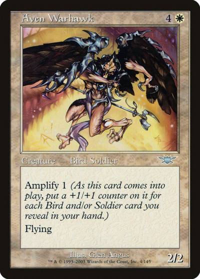 Aven Warhawk 4 Legions Magic card