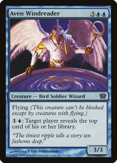 Aven Windreader 9ED-62STAR Ninth Edition Magic card