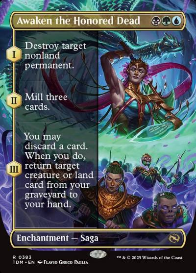 Awaken the Honored Dead TDM-383 Tarkir: Dragonstorm Magic card