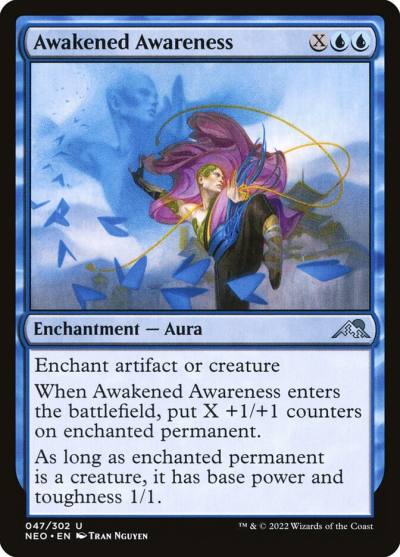 Awakened Awareness NEO-47 Kamigawa: Neon Dynasty Magic card