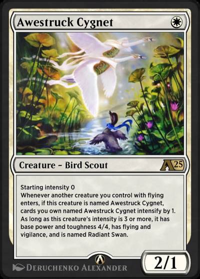 Awestruck Cygnet YBLB-1 Alchemy: Bloomburrow Magic card