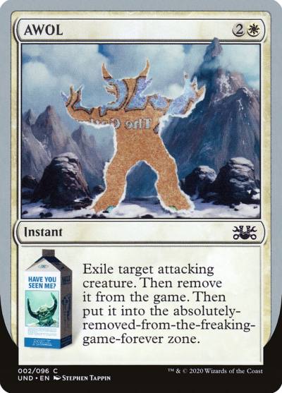 AWOL UND-2 Unsanctioned Magic card