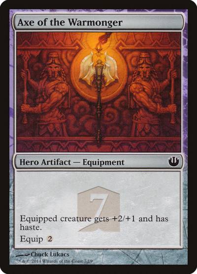 Axe of the Warmonger THP3-7D Journey into Nyx Hero's Path Magic card