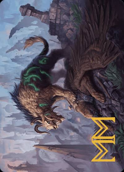 Axebane Ferox // Axebane Ferox AMKM-13 Murders at Karlov Manor Art Series Magic card