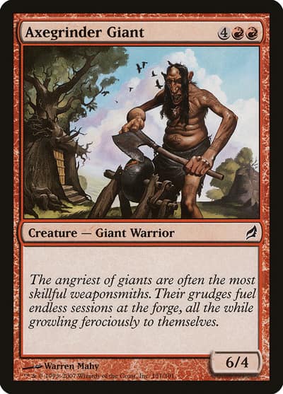 Axegrinder Giant 151 Lorwyn Magic card