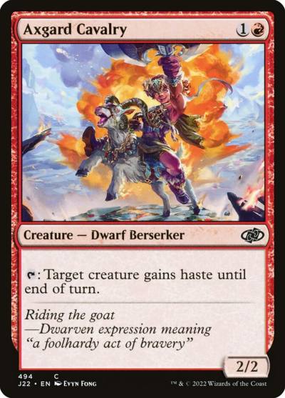 Axgard Cavalry J22-494 Jumpstart 2022 Magic card