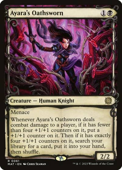 Ayara's Oathsworn MAT-61 March of the Machine: The Aftermath Magic card
