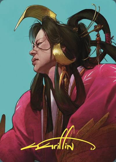 Azami, Lady of Scrolls // Azami, Lady of Scrolls ACMM-52 Commander Masters Art Series Magic card