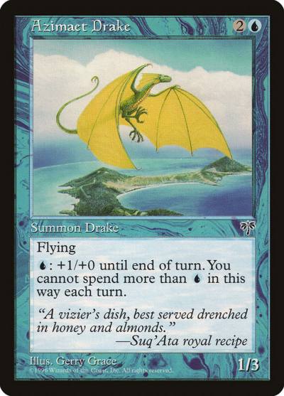 Azimaet Drake MIR-53 Mirage Magic card