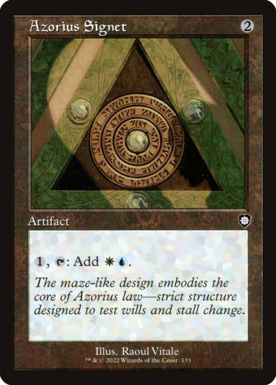 Azorius Signet BRC-133 The Brothers' War Commander Magic card