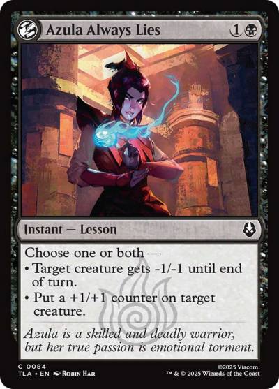 Azula Always Lies TLA-84 Avatar: The Last Airbender Magic card