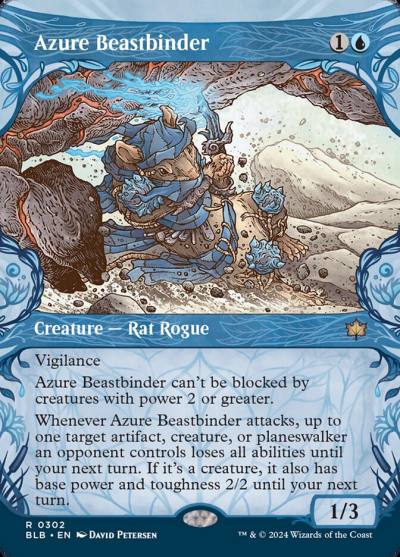 Azure Beastbinder BLB-302 Bloomburrow Magic card