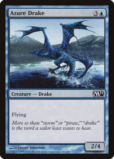 Azure Drake M11-46 Magic 2011 Magic card