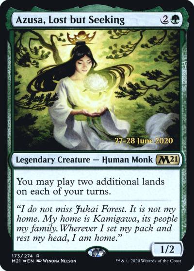 Azusa, Lost but Seeking PM21-173S Core Set 2021 Promos Magic card