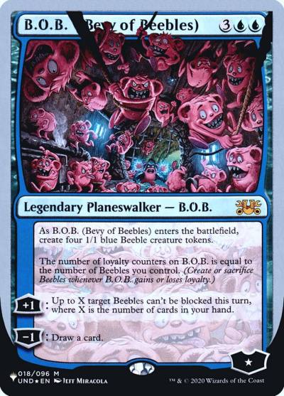 B.O.B. (Bevy of Beebles) ULST-13 The List (Unfinity Foil Edition) Magic card