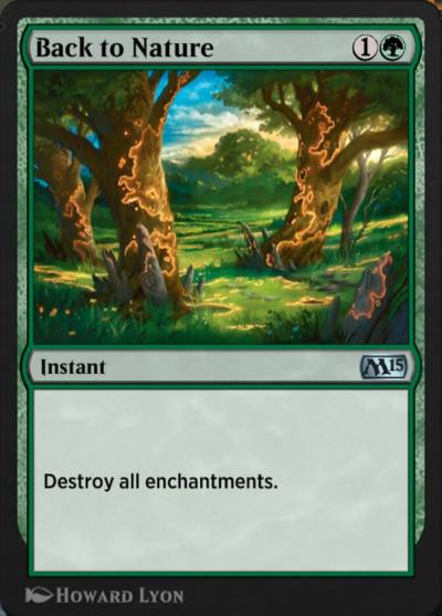 Back to Nature EA1-12 Explorer Anthology 1 Magic card