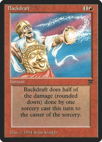 Backdraft LEG-132 Legends Magic card