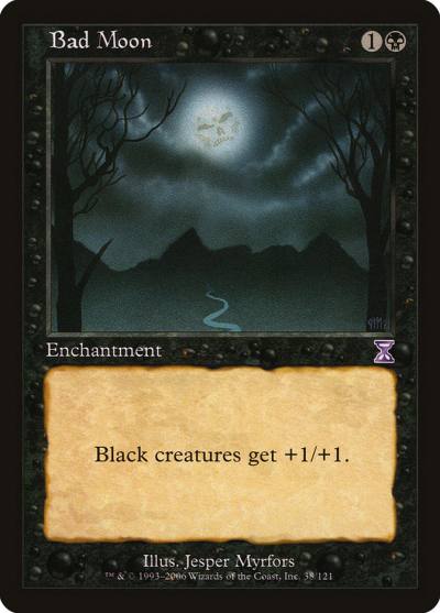 Bad Moon TSB-38 Time Spiral Timeshifted Magic card