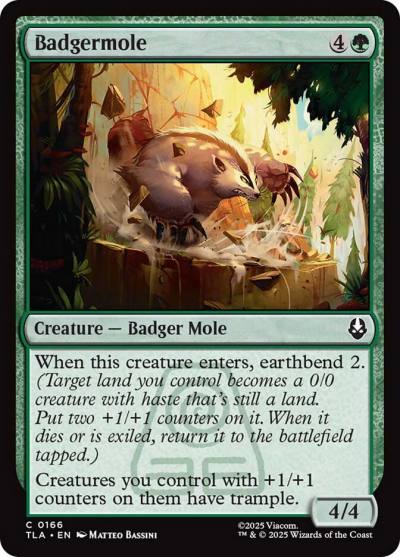 Badgermole TLA-166 Avatar: The Last Airbender Magic card