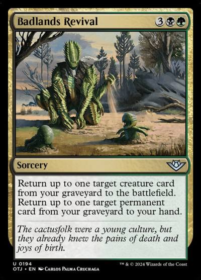 Badlands Revival OTJ-194 Outlaws of Thunder Junction Magic card