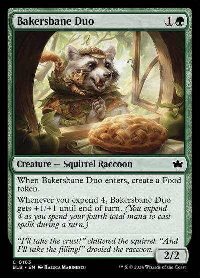 Bakersbane Duo 163 Bloomburrow Magic card