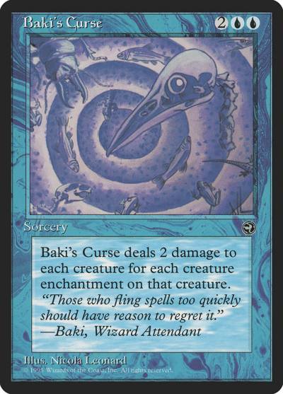 Baki's Curse HML-22 Homelands Magic card