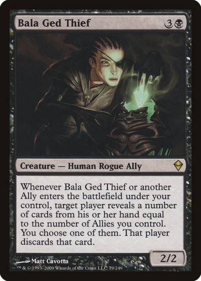 Bala Ged Thief 79 Zendikar Magic card