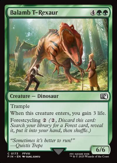 Balamb T-Rexaur FIN-173 Final Fantasy Magic card