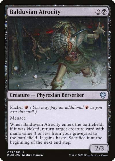 Balduvian Atrocity 79 Dominaria United Magic card