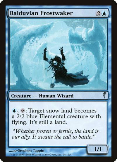 Balduvian Frostwaker 28 Coldsnap Magic card