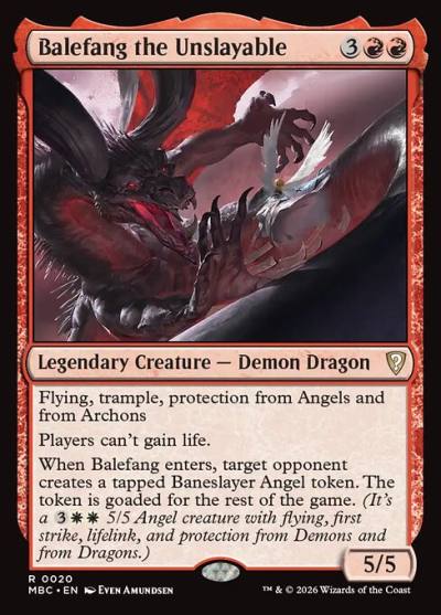 Balefang the Unslayable MBC-20 Mystery Booster Commander Edition Magic card