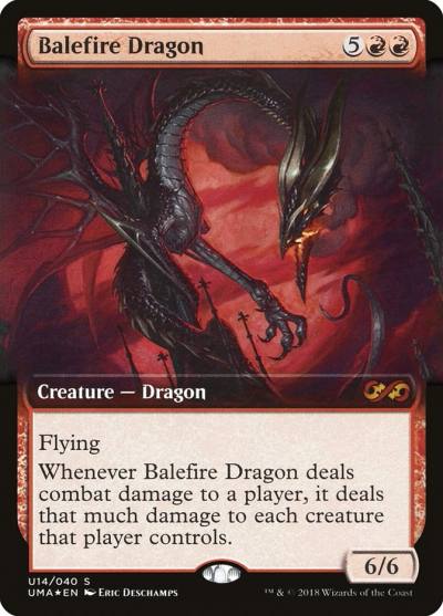 Balefire Dragon PUMA-U14 Ultimate Box Topper Magic card