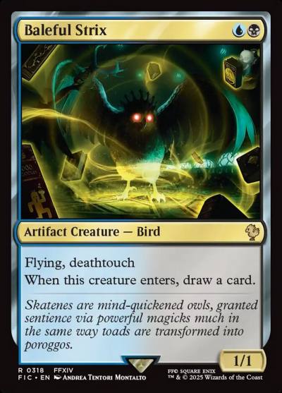 Baleful Strix FIC-318 Final Fantasy Commander Magic card