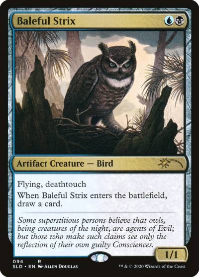 Baleful Strix SLD-94 Secret Lair Drop Magic card