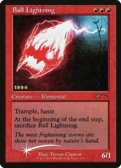 Ball Lightning P30A-2 30th Anniversary Play Promos Magic card