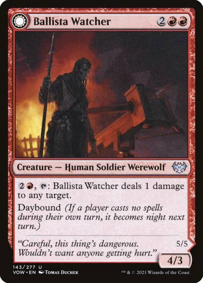 Ballista Watcher // Ballista Wielder VOW-143 Innistrad: Crimson Vow Magic card