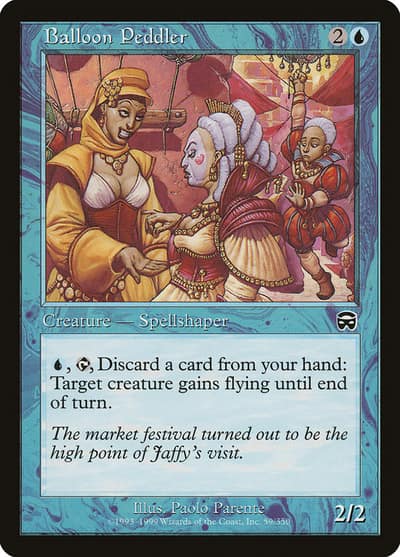 Balloon Peddler MMQ-59 Mercadian Masques Magic card