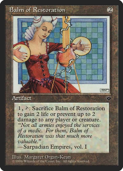 Balm of Restoration FEM-82 Fallen Empires Magic card
