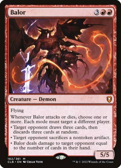 Balor CLB-162 Commander Legends: Battle for Baldur's Gate Magic card