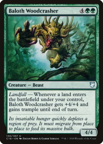 Baloth Woodcrasher C18-130 Commander 2018 Magic card
