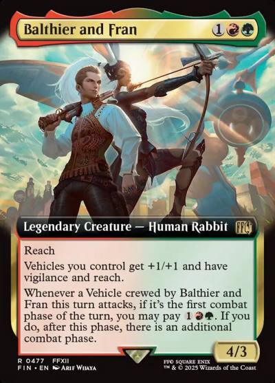 Balthier and Fran FIN-477 Final Fantasy Magic card