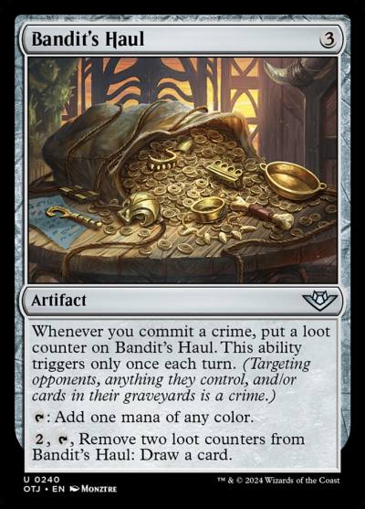 Bandit's Haul OTJ-240 Outlaws of Thunder Junction Magic card