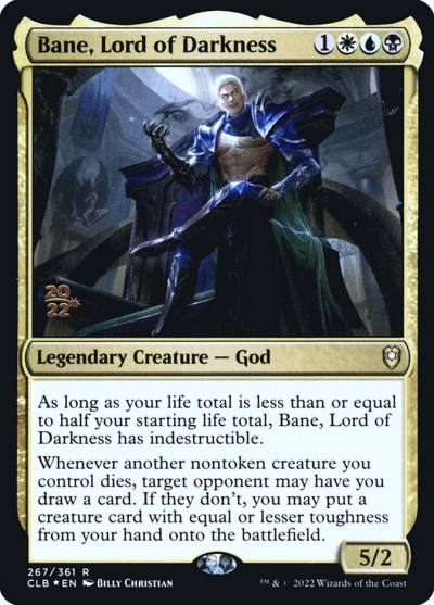Bane, Lord of Darkness PCLB-267S Battle for Baldur's Gate Promos Magic card