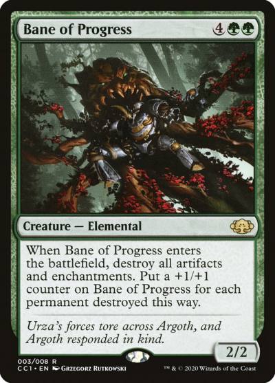 Bane of Progress CC1-3 Commander Collection: Green Magic card