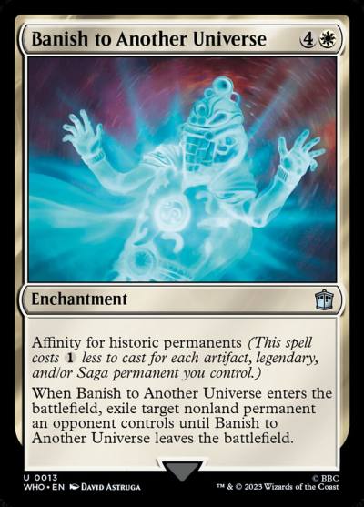 Banish to Another Universe WHO-13 Doctor Who Magic card